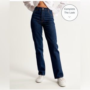 👖-NWT- Abercrombie & Fitch-The 90’s Straight Ultra High Rise Jeans